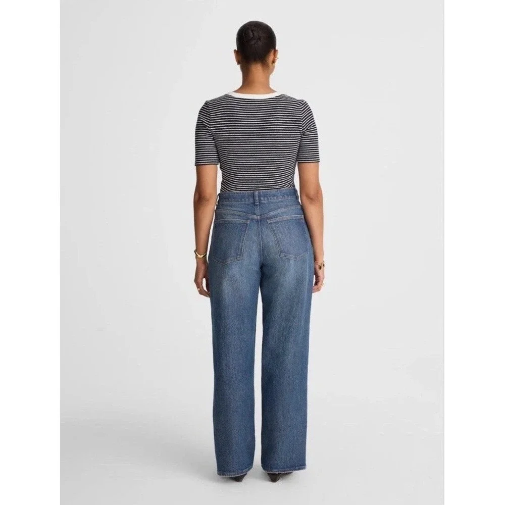 Madewell NWT Tall Curvy Perfect Vintage Wide Leg Jeans Harvey Wash 30T Tall